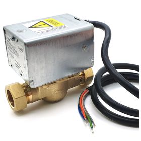 2 PORT MOTORISED VALVE 28MM